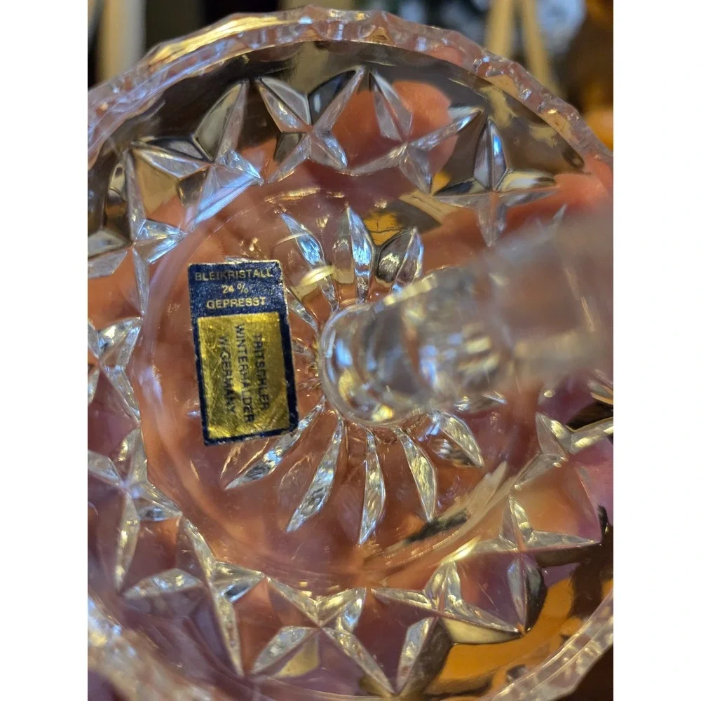 German Winterhalder 24% Lead Crystal ring holder